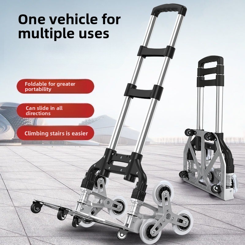 Opvouwbare stille TPR klimwiel - Pull Cart Fold recensie en prijs