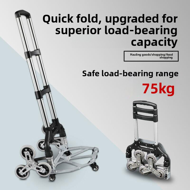 Opvouwbare stille TPR klimwiel - Pull Cart Fold recensie en prijs