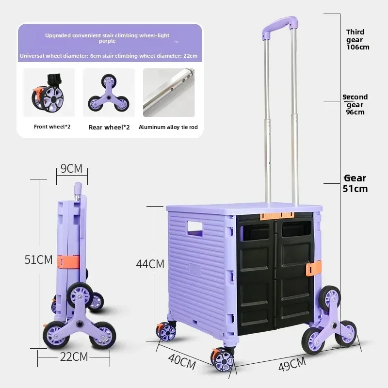 Minimalistische nieuwe opvouwb - Pull Cart Fold recensie en prijs