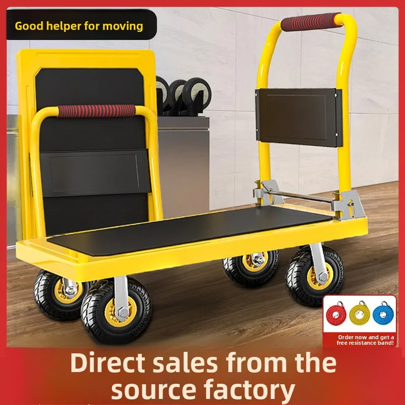 Vouwbare handkar met platte la - Pull Cart Fold recensie en prijs