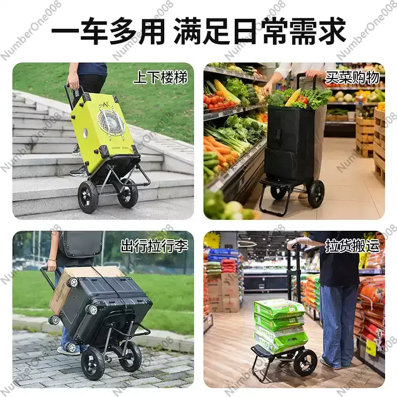Opvouwbare kleine kar voor hui - Pull Cart Fold recensie en prijs