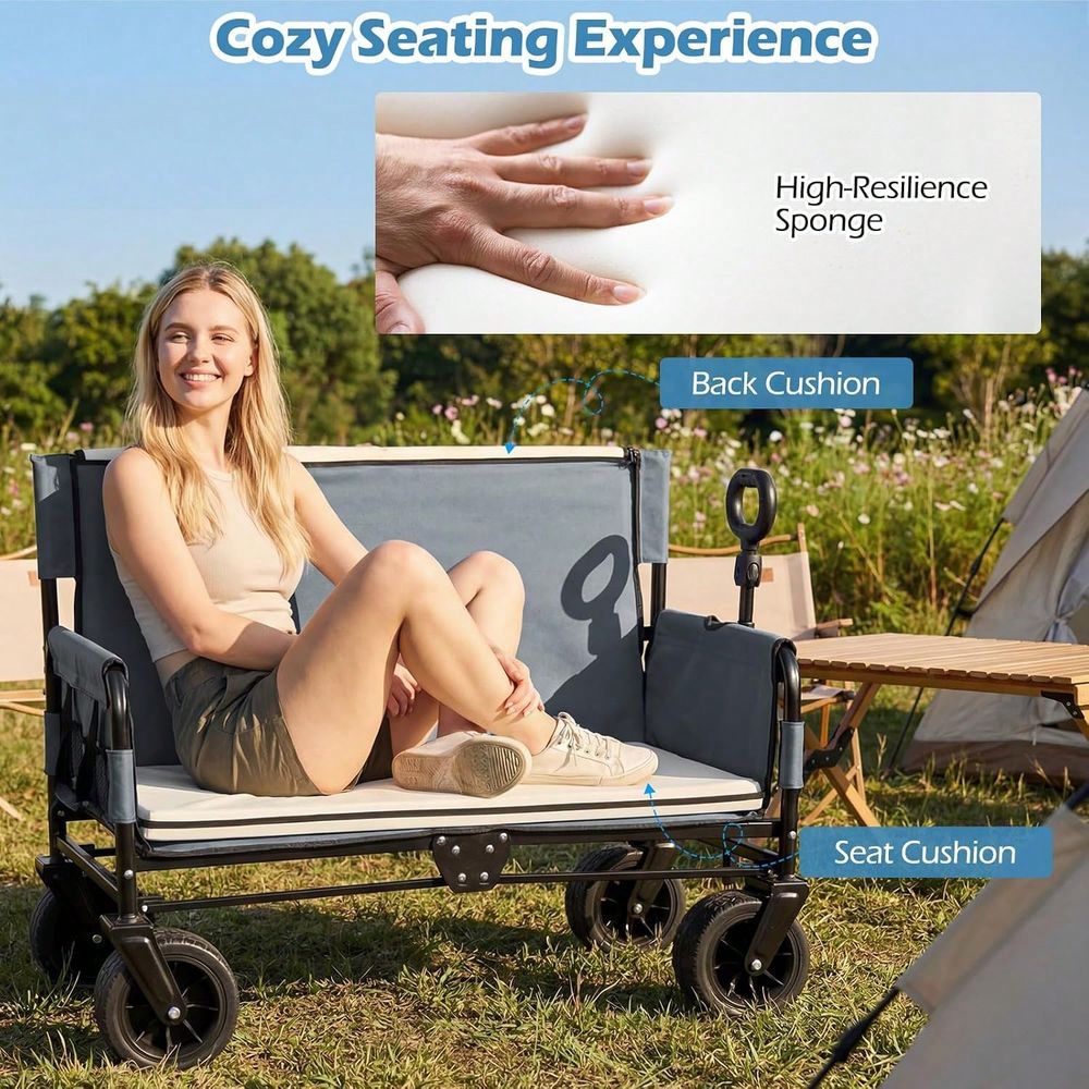 Wagenbankzitcombinatie, inklap - Pull Cart Fold recensie en prijs
